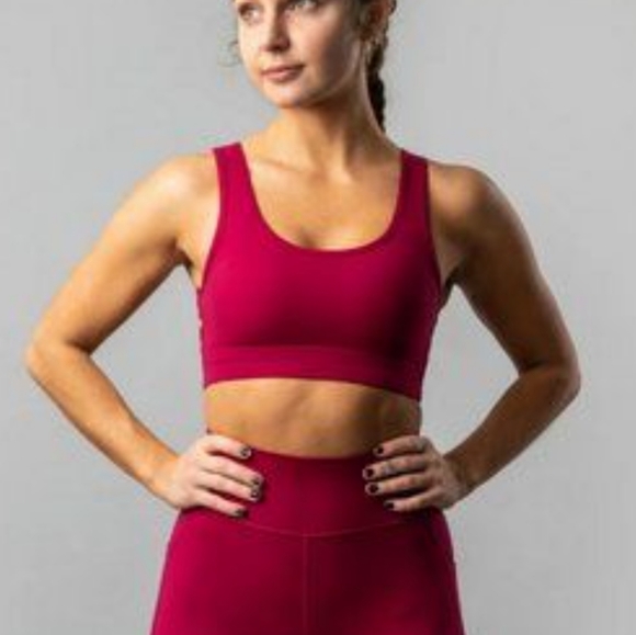 Alphalete elite bra raspberry - Picture 2 of 5